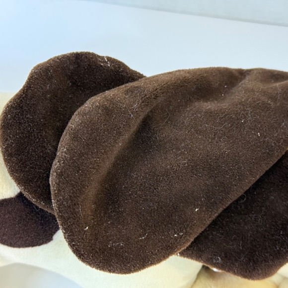 Vintage Pound Puppies 1984 White Brown Spotted Dog Plush 18" - Irwin Toy - Picture 14 of 14